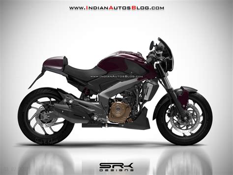 Bajaj Dominar 400 cafe racer - IAB rendering