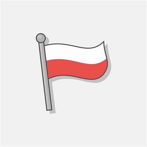 Illustration of Poland flag Template 13257264 Vector Art at Vecteezy