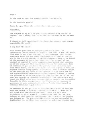 Osama Letter to America PDF - InstaPDF