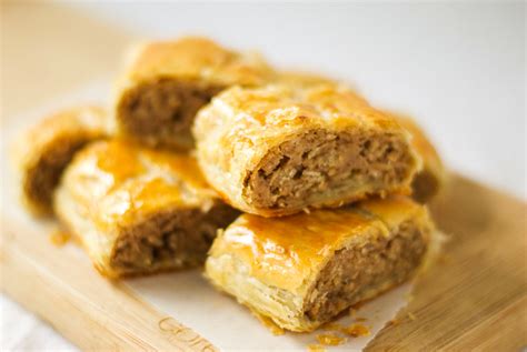 Delicious Vegetarian Sausage Rolls - The Wholesome Fork