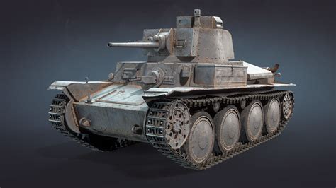 3D model Tank PzKpfw 38t or LT vz38 | CGTrader