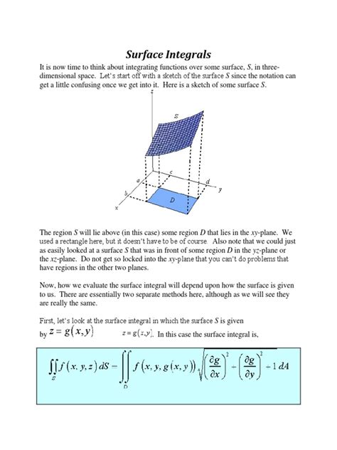 3.surface Integrals | Integral | Sphere