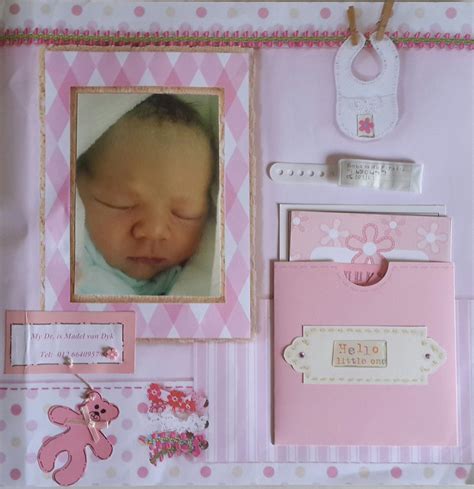 Baby Girl Birth Layout - Scrapbook.com | Baby girl scrapbook, Baby ...