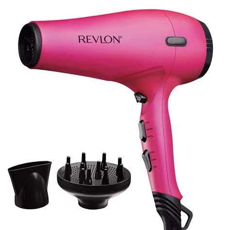 Revlon Pro Collection Tourmaline Ceramic AC Motor Hair Dryer, Pink with ...