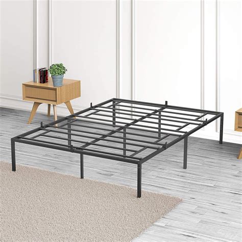 WhizMax Queen Size Bed Frame,14 Inch Black Metal Queen Bed Frame,No Box Spring Needed Queen Size ...