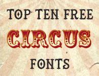 My Top Ten Free Circus Fonts | Graphic design fonts, Circus font, Scrapbook download