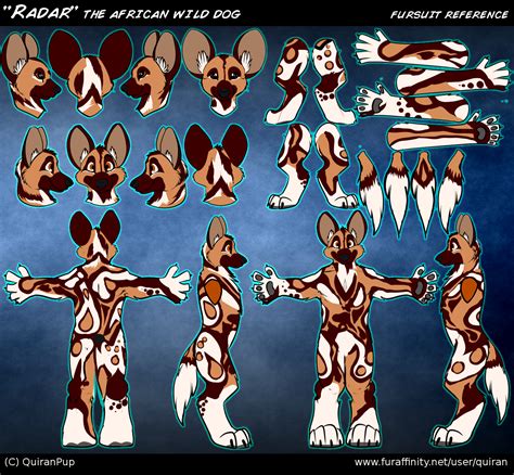 Dutch Angel Dragon Fursuit Reference Sheet