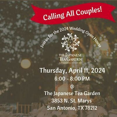 Japanese Tea Garden Wedding Open House, Japanese Tea Garden, San ...