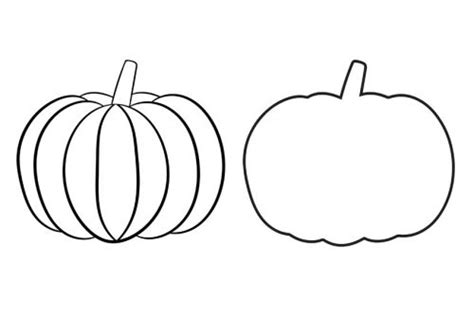 Pumpkin Template | Free Printable Pumpkin Outlines - One Little Project