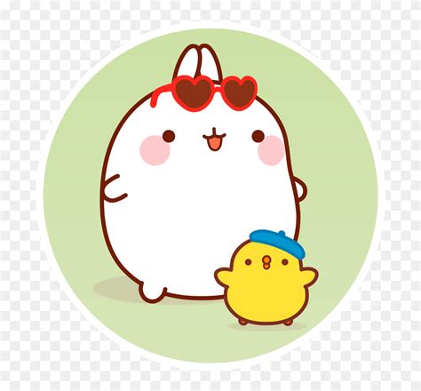 Draw Molang And Piu Piu, HD Png Download - 700x700 (#6280176) - PinPng