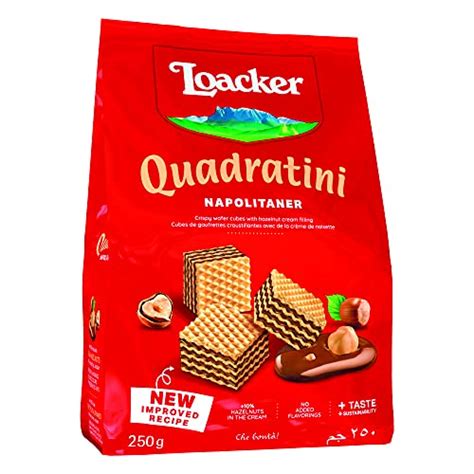 Loacker Quadratini Napolitaner(Hazelnut) 250g - Italy - Price History