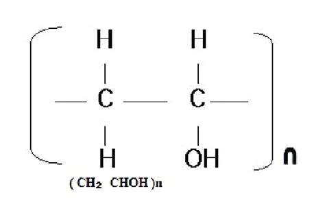 Molecular structure of PVA. | Download Scientific Diagram