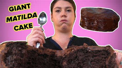 We Recreated Bruce Bogtrotter’s Cake Scene From "Matilda" - YouTube