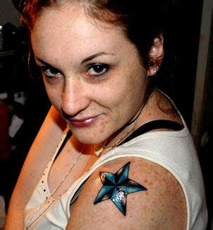 tattoo for girls: Designs Photos: Blue star tattoo designs