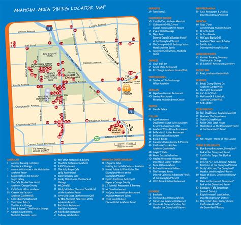 Anaheim Resort Transportation Map - Transport Informations Lane