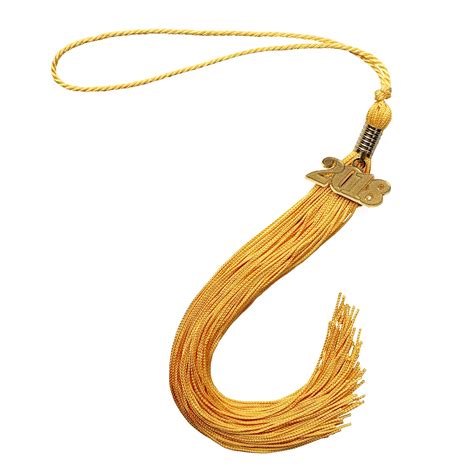 Gold Color Graduation Tassels With 2018 Year Charm - Buy Single Color Tassels,Graduation Tassels ...