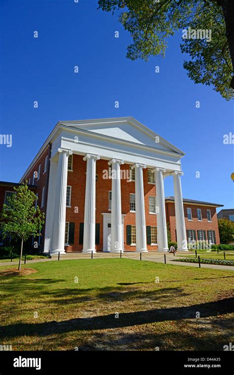 Lyceum Building Ole Miss Campus University Oxford Mississippi MS Stock Photo, Royalty Free Image ...