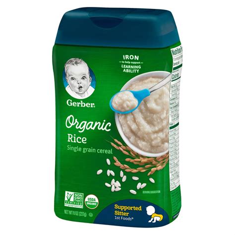 Gerber 8 oz. Organic Rice Cereal | MrOrganic Store