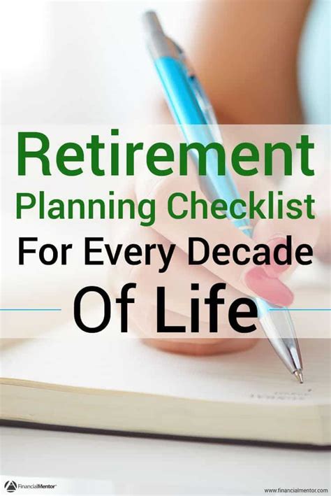 Retirement Planning Checklist | Preparing for retirement, Retirement ...