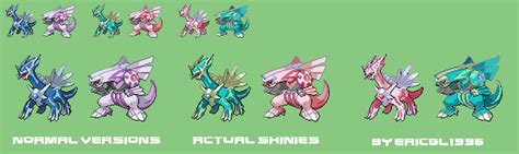 My version of Shiny Dialga and Shiny Palkia by ericgl1996 on DeviantArt