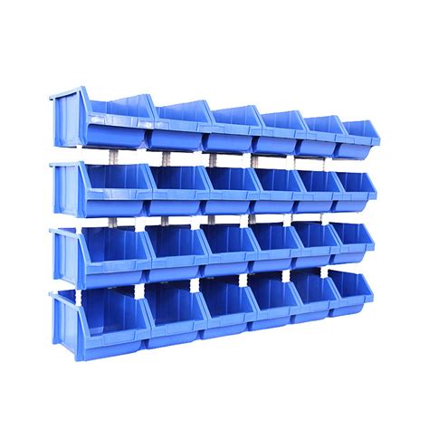 24 Blue 100 X 160 X 75mm Plastic Storage Bin Wall Panel Warehouse Pi — LoopsDirect | lupon.gov.ph