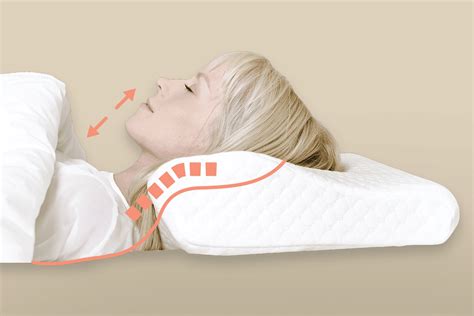 Neck Pain Pillow Cervical Support Pillow for Side & Back Sleepers