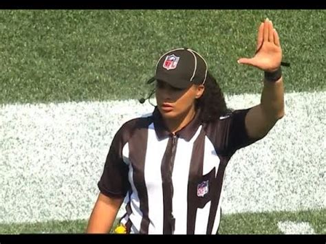 How many female referees are there in NFL and what is their salary per ...