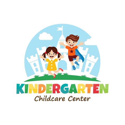 kindergarten logo icon design vector template 6470450 Vector Art at ...