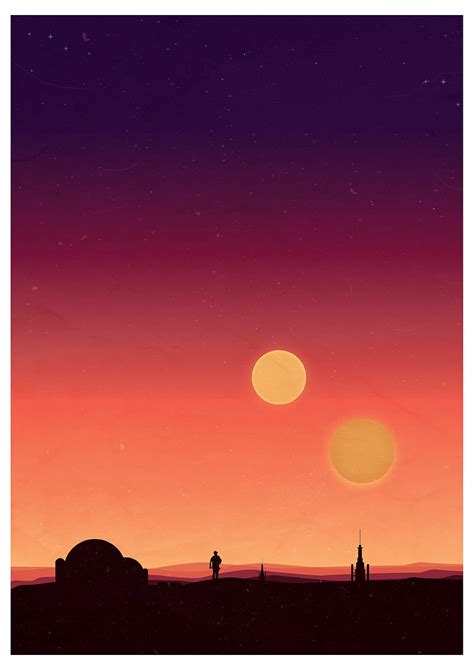 Tatooine Two Suns Wallpaper