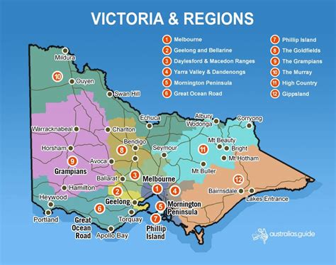 Map Of Victoria | Victoria - Australia's Guide regarding Printable Map Of Victoria Australia ...