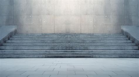 Premium AI Image | Concrete Stairs Background