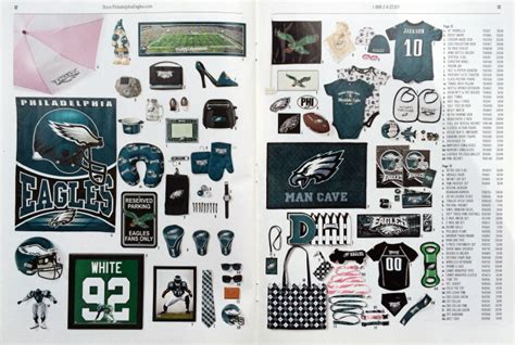 Philadelphia Eagles Merchandise Catalog by Bruce Atzer at Coroflot.com