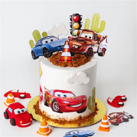 Get Revved Up with our Lightning McQueen Cake | Buy Now