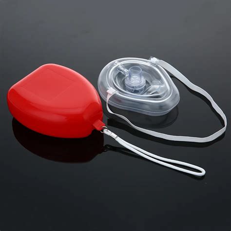 1Pc Resuscitator Rescue CPR Mask Fist Aid Mask Pocket CPR Breathing ...