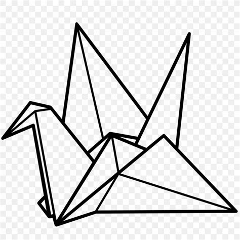 Crane Paper Orizuru Art Clip Art, PNG, 1200x1200px, Crane, Area, Art, Art Paper, Black Download Free