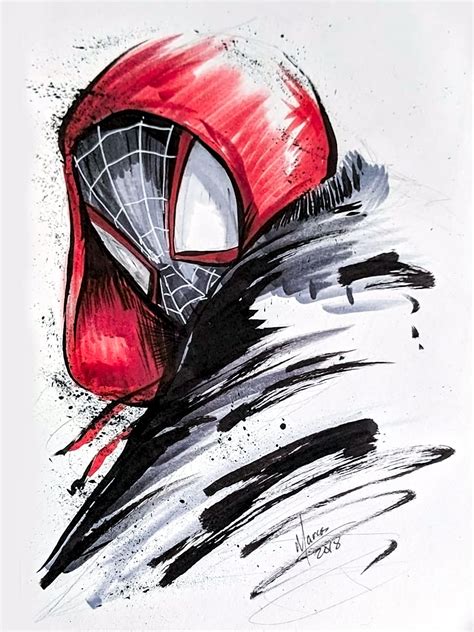 Ultimate Spider-Man - Miles Morales Spiderman Tattoo, Spiderman Spider, Black Spiderman ...
