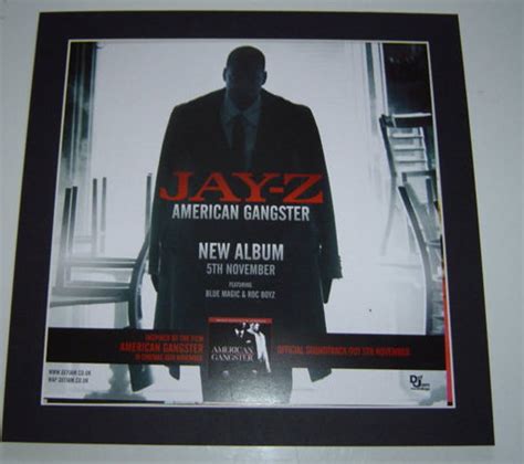 Jay Z JAYZ American Gangster Poster in A Custom Made Mount - Etsy