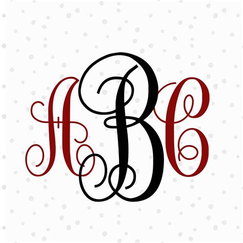 Cricut Vine Monogram Font Free Download | semashow.com