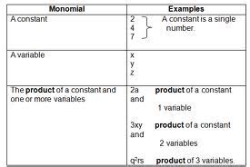 Monomial: Definition, Examples & Factors - Video & Lesson Transcript | Study.com