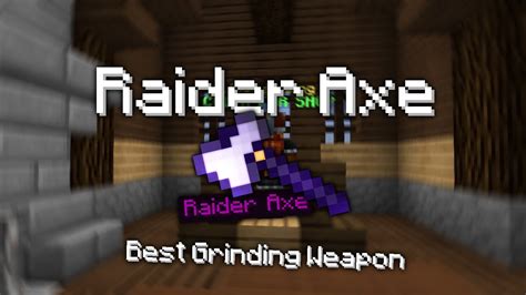 Hypixel SkyBlock Raider Axe - The new best Grinding (and midgame) Weapon (0.7.4 Update) - YouTube