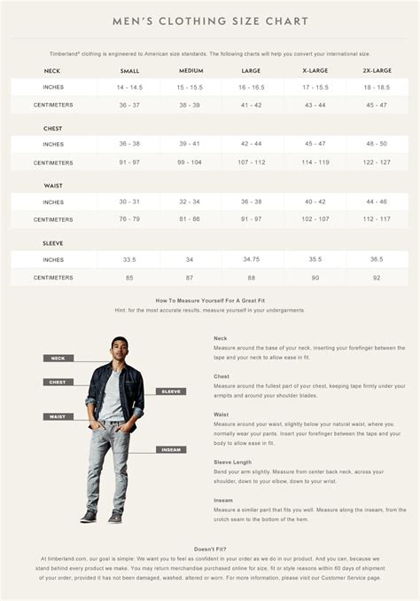 Timberland Footwear and Clothing Size Charts | Timberland NZ