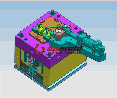 complicated-elbow-injection-mold-design | Injection mold design, Mould ...