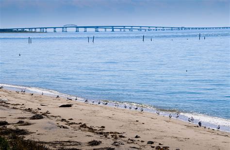 Chesapeake bay bridge, Chesapeake beach, Ocean city beach