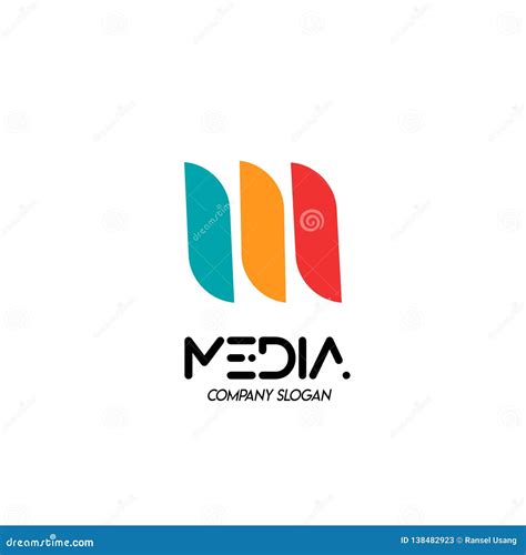 Creative Media Agency Company Logo Simple Stock Illustration - Illustration of agency, fullcolor ...