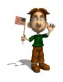 Free American Flag Animations - Graphics