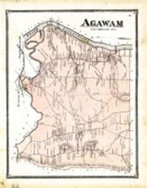 Agawam, Atlas: Hampden County 1870, Massachusetts Historical Map