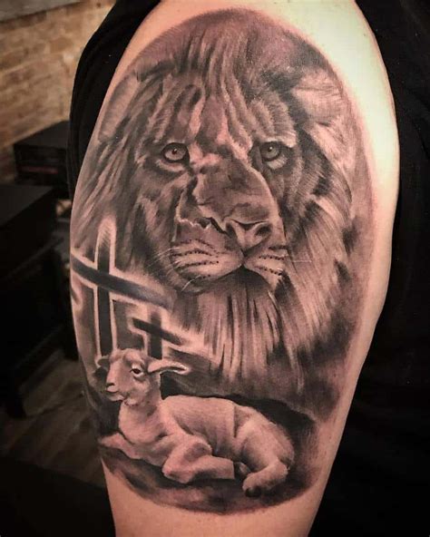 Top 63+ Best Lion and Lamb Tattoo Ideas - [2021 Inspiration Gallery]