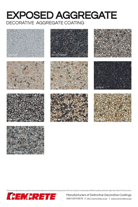 Exposed aggregate – Artofit