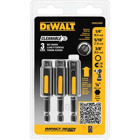 IMPACT READY® Cleanable Nut Driver (3 pc) | DEWALT