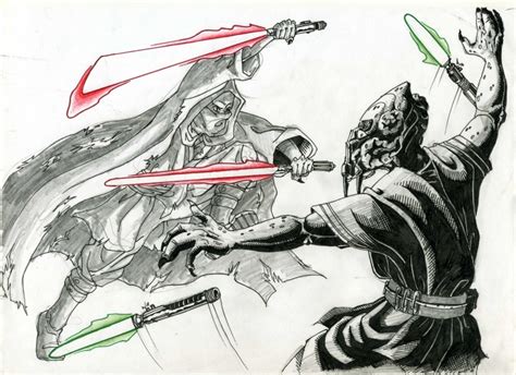 Lightsaber Duel by cm023 on DeviantArt